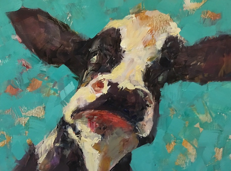 Grant Finch|  Cow 2| McAtamney Gallery and Design Store | Geraldine NZ